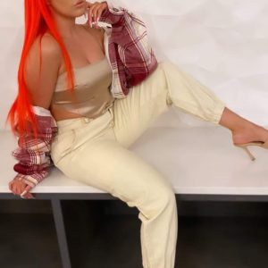 babe gallery red wig