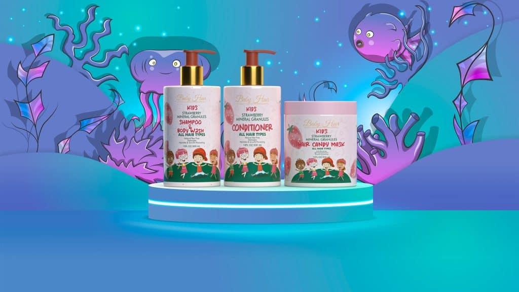 best Strawberry hair care set for kids